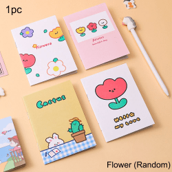 Mini Notebook Writing Book 1PCFLOWER (RANDOM) FLOWER (RANDOM) 1pcFlower (Random)