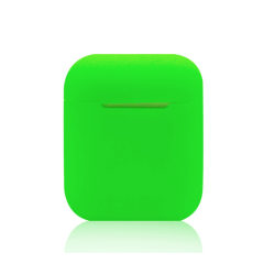 Silikonskal fodral för Apple Airpods / Airpods 2 - Grön Grön one size