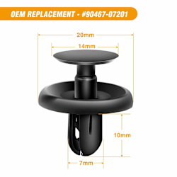9046707201 toyota клипса