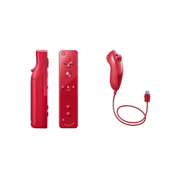 Wii Remote Plus + Nunchuck Motion Plus (Röd) Röd