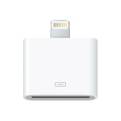 Lyn 30-pinners til 8-pinners adapter for iPhone, iPad White