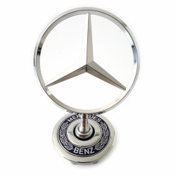 Mercedes-Benz Head Star Emblem OEM 1408800286 Silver