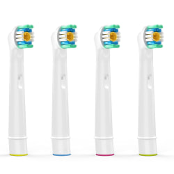 4-pakke Oral-B-kompatible tannbørstehoder EB-18A White