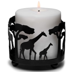 Giraff Ljusstake för Rumsinredning Till Vardagsrum | Svarta ljushållare - Ljusställ Heminredning Tillbehör Vardagsrum (Giraff Design)