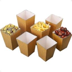 30 st popcornlådor Popcornlåda Godisbehållare för festsnacks, godis（M）