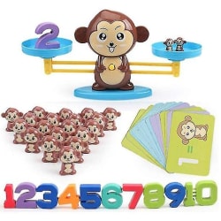 Pedagogisk matteleksak Smart Monkey Balance Scale Kids Toy Digital Number Board Game