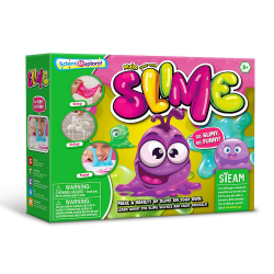 Vetenskapsexperiment för barn Steam Puzzle Grundskola Set Crystal Mud Skummande lim Slime Diy（Slime）