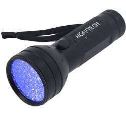 UV lommelygte / Blacklight Lampe - Ultraviolet Black