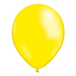 Ballonger Gula Metallic - Latexballonger - 25-pack Gul