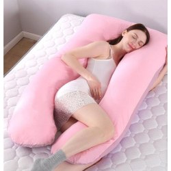 Kropspude / Pude til Side Sleeper - 110x60cm - Flere farver Pink