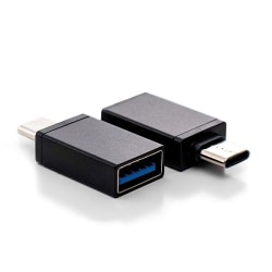 2-Pack - Adapter MacBook - Thunderbolt 3 till USB 3.0 Svart
