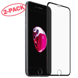 2-Pack Skärmskydd iPhone SE (2020) - Apple Heltäckande Glas Transparent