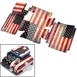 Dekal / hud for GoPro 3/3 + vanntett hus - USA-flagg