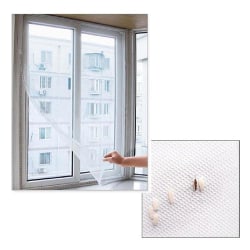 Myggnät / Insektsnät till Fönster - Klippbar - 130x160cm Vit
