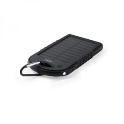 Solcell PowerBank - 4000 mAh - Solcellsladdare - iPhone Laddare Svart