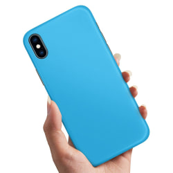 iPhone XS Max - Cover / Mobilcover Lyseblå Light blue