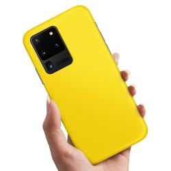 Samsung Galaxy S20 Ultra - kansi / matkapuhelimen kansi keltainen Yellow