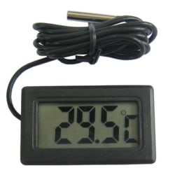 Termometer for kjøleskap og fryser - LCD Black