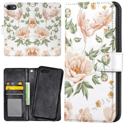 iPhone 7/8/SE - Plånboksfodral Blommönster