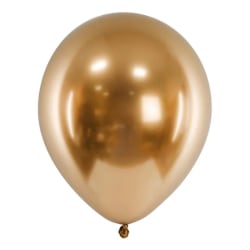 10-Pack - Ballonger Krom - Guld Guld