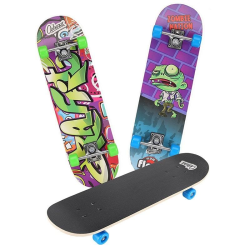 Skateboard för Barn - 71 cm Svart