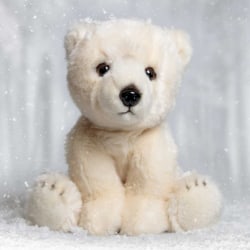 Animigos Teddy Bear / Nuttedyr - Isbjørn White