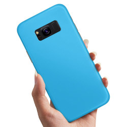 Samsung Galaxy S8 Plus - Cover / Mobilcover Lyseblå Light blue