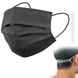 10-Pack - Munskydd - Klass IIR - CE-Märkt - Mask Skyddsmask Svart