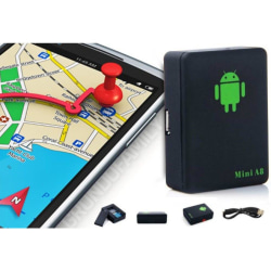 Mini GSM / GPS tracker / Spårsändare - Sändare med Avlyssning