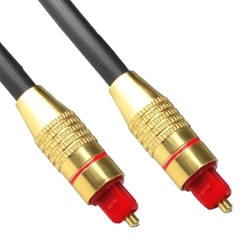 Digital Optisk Ljudkabel / Toslink-kabel 1.5m Svart