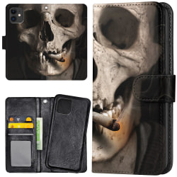 iPhone 12/12 Pro - Mobildeksel Smoking Skull