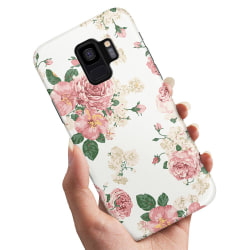 Samsung Galaxy S9 - Skal / Mobilskal Retro Blommor