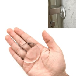 6-Pack Väggskydd / Dörrstopp - Skyddar väggen från dörrhandtag Transparent
