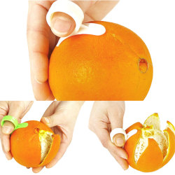 4-Pak - Appelsinskreller / Fruktskreller / Skrellappelsin Multicolor