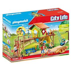 Playmobil City Life Trädkoja / Lekpark - Dockskåp multifärg