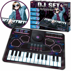 DJ Set med Keyboard för Barn - Musikmatta