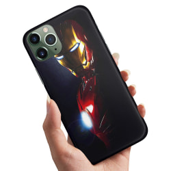 iPhone 12 Mini - Deksel / Mobildeksel Glowing Iron Man
