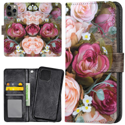 iPhone 13 Pro Max - Pung etui Blomster Multicolor