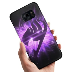 Samsung Galaxy S7 Edge - Cover / Mobilcover Purple Fairy Tail purple