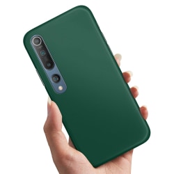 Xiaomi Mi 10 Pro - Cover / Mobilcover Mørkegrøn Dark green
