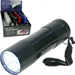 2-Pack - Ficklampa / LED-lampa - Bärbar - 9 LED multifärg