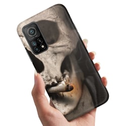 Xiaomi Mi 10T - Cover / Mobilcover Smoking Skull