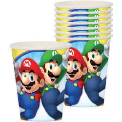 8-Pack - Pappersmuggar - Super Mario multifärg