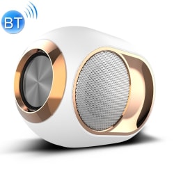 Bluetooth 5.0 høyttaler / trådløs minihøyttaler - hvit White