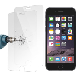 Näytönsuoja - iPhone 6 / 6s Plus - Karkaistu lasi / Suojalasi Transparent