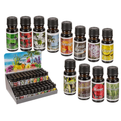 12-Pack - Duftolje / Parfymeolje for aromalamper - Forskjellige dufter MultiColor