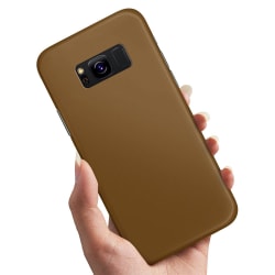 Samsung Galaxy S8 Plus - kansi / matkapuhelimen kansi ruskea Brown