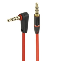 90 cm kabel for Beats by Dr.Dre / Vinklet 3,5 mm AUX Red