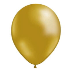 25-Pack Ballonger Guldmetallic