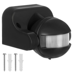 Vegglampe med bevegelsessensor - Innendørs og utendørs Black
